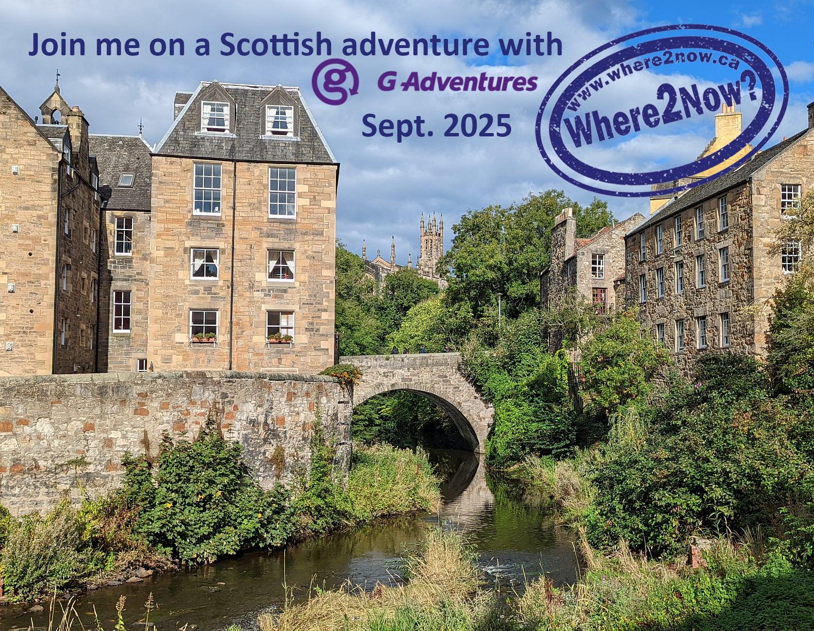 Join Where2Now Private Group Tour 2025 ~ Scotland!